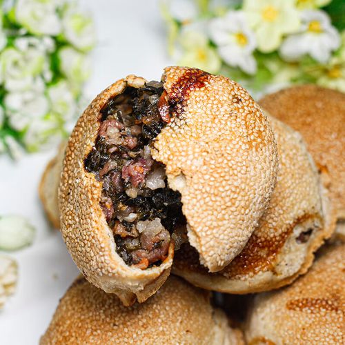 巢浩 紫菜饼光饼香酥紫菜肉饼福建光饼福州特产小吃 福清无馅光饼15个