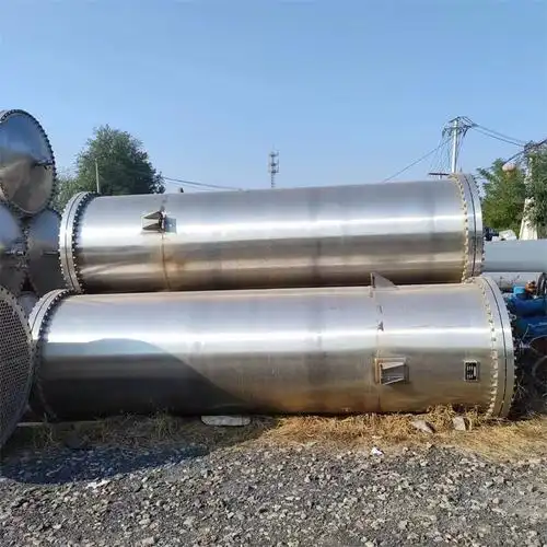 供应二手不锈钢大孔树脂吸附柱 层析柱 阴阳离子交换柱 建功设备回收