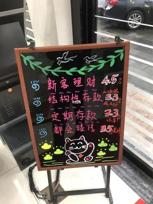 我的银行黑板报纪录篇