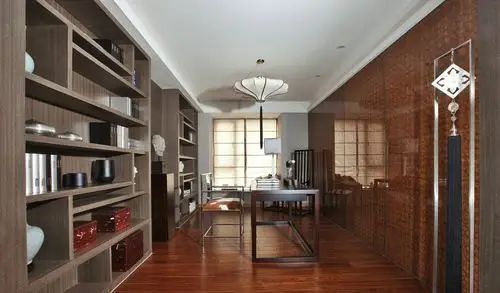 三居 中式 书房 书房图片来自深圳嘉道装饰在中式的分享