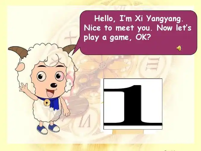 nice to meet you. now lets play   game, ok?