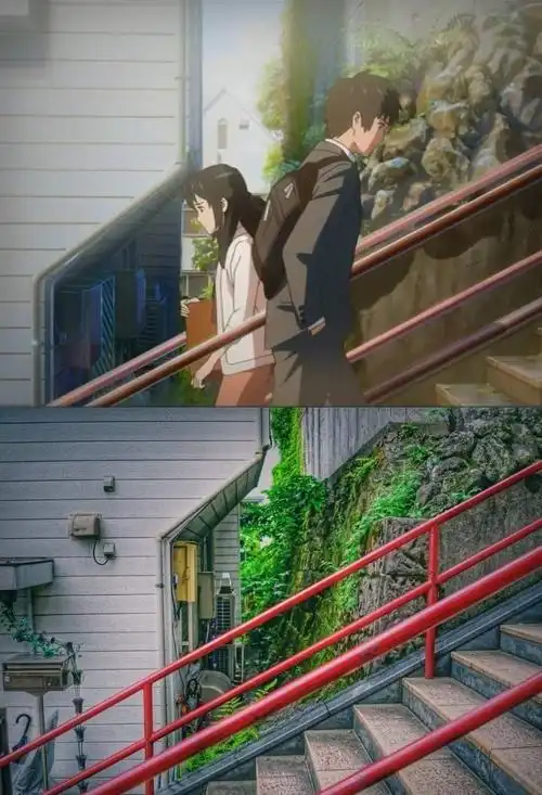 须贺神社(三叶和泷最后相遇的楼梯)