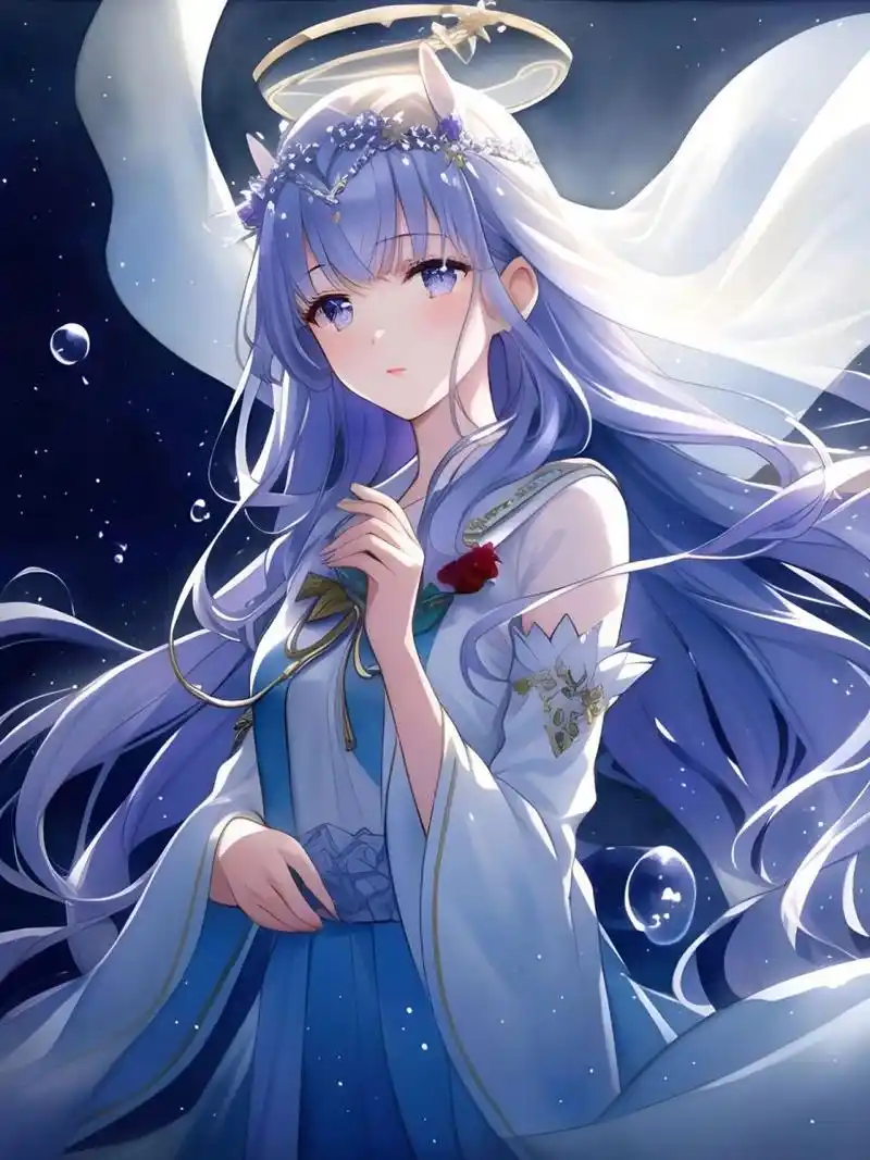 仙气紫水晶|神秘梦幻紫|二次元头像壁纸