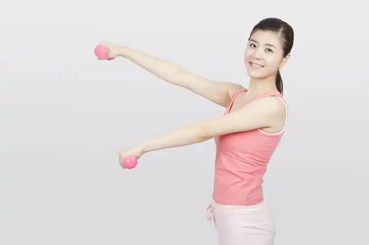 女性健身运动写真