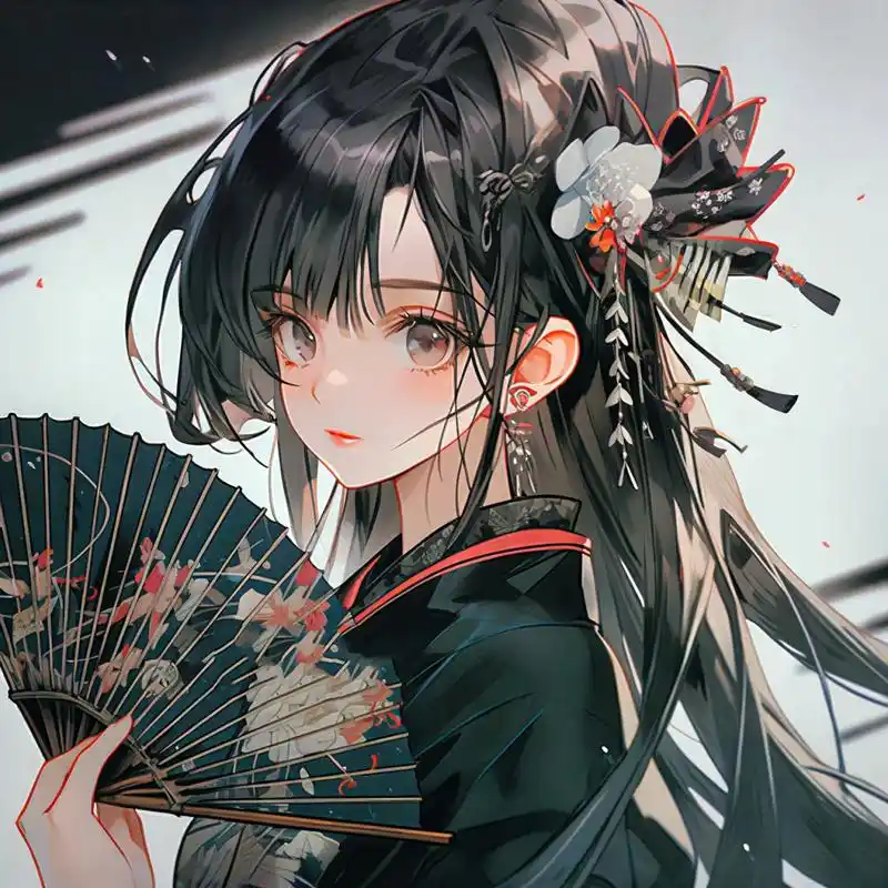 古风情侣头像|扇子一出,清凉一夏!