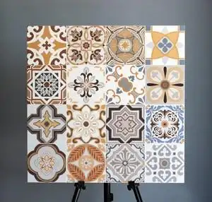 花砖600x600客厅地砖阳台花片厨房卫生间拼花瓷砖防滑地板砖墙