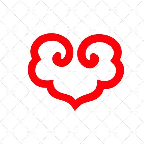 如意云中国图腾纹身图案