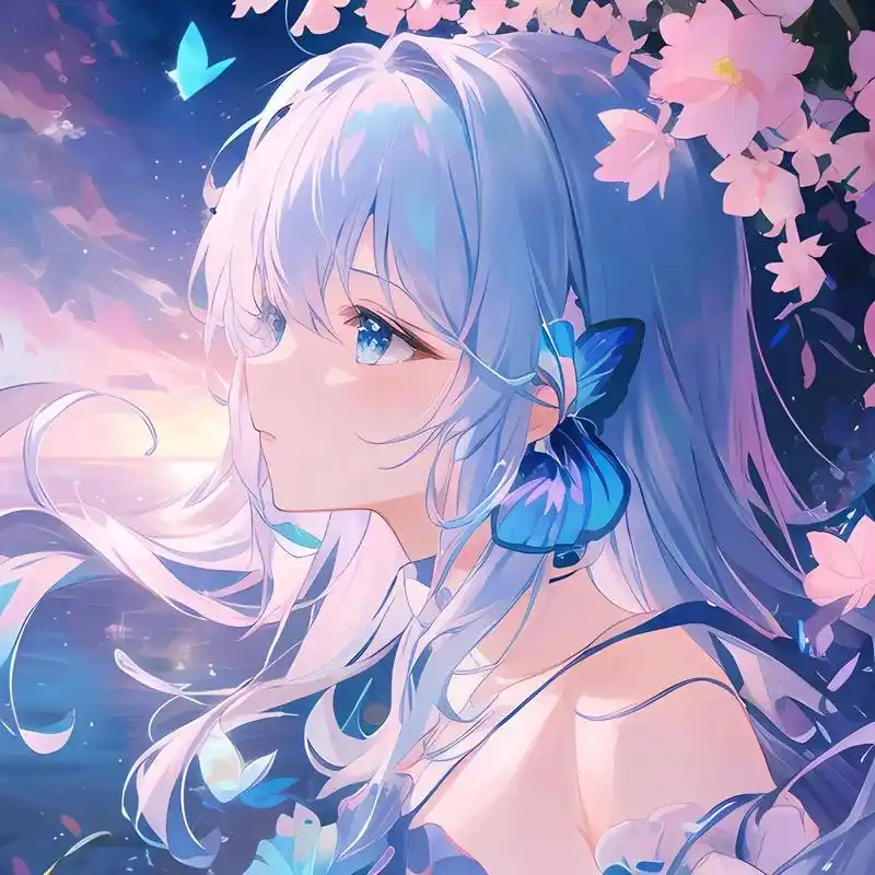 花海,蝴蝶梦幻系头像 非常梦幻的一组,可接定制