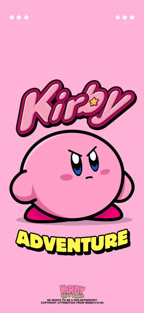 星之卡比手机壁纸