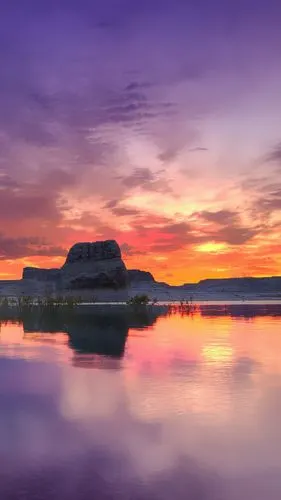 唯美夕阳高清风景手机壁纸