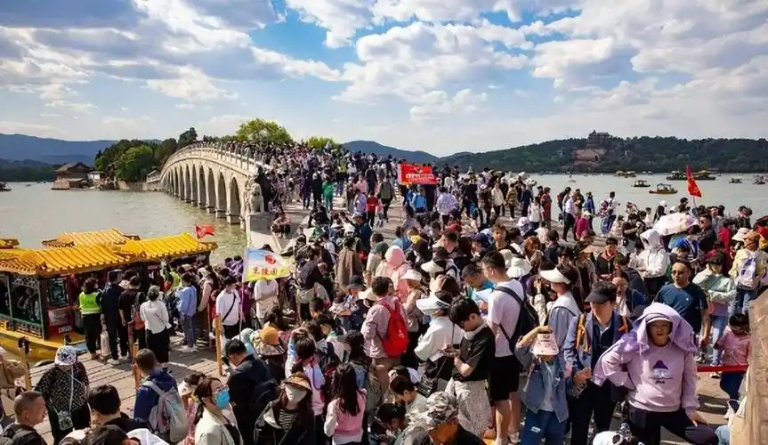 有你去的地方吗_旅游_北京颐和园_人山人海