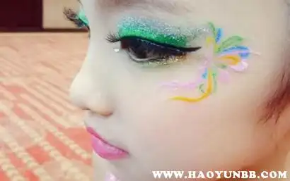 幼儿园小朋友眼影化妆图片大全儿童眼影图片欣赏图片