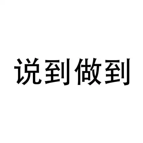 说到做到商标公告