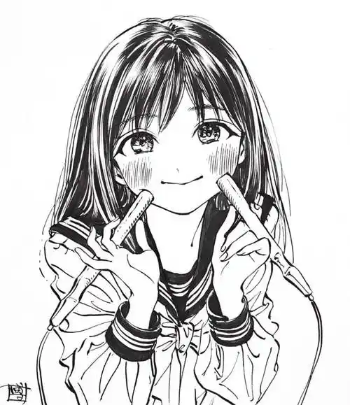 漫画明日酱的水手服