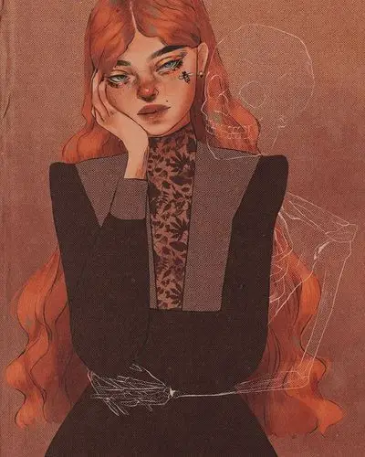 来自ins插画师vitkaninn绘画作品