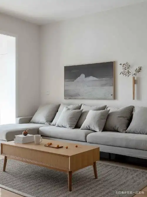 75㎡北欧风格样板间客厅客厅北欧极简75m²样板间设计图片赏析--土