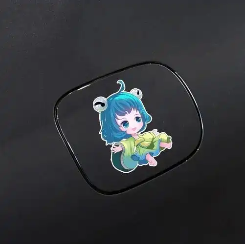 王者荣耀汽车个性蔡文姬贴纸卡通车贴划痕车门装饰定制车贴纸b款13cm