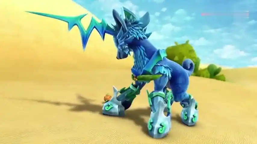 猪猪侠:冰封鹿趁鸡龙怪喝水,一招冻住湖水,成功打败鸡龙怪!