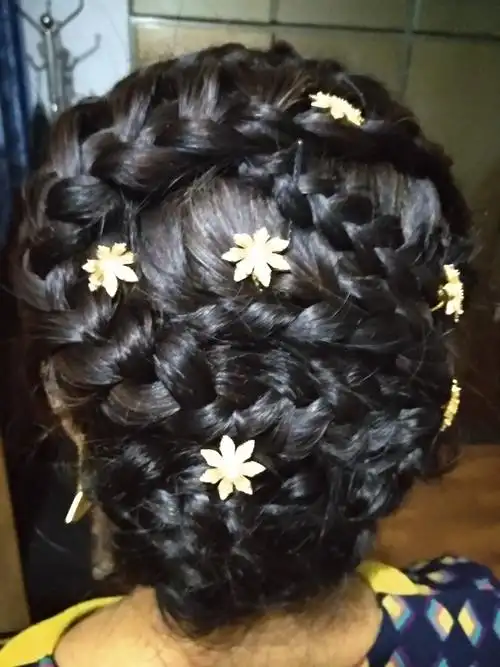 流行美做的发型