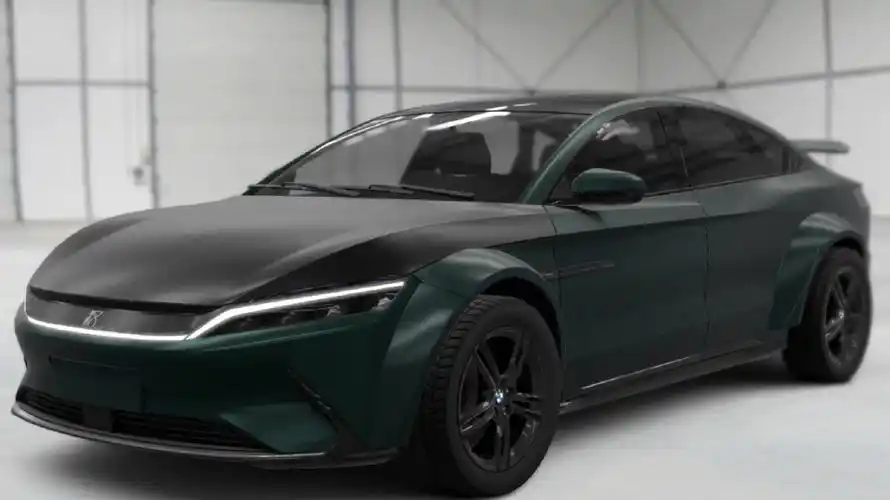 比亚迪汉ev宽体改装案例