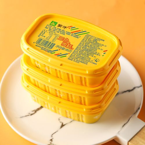 三色3杯蒙牛冰淇淋雪糕心香家庭冰激凌95g冰淇淋