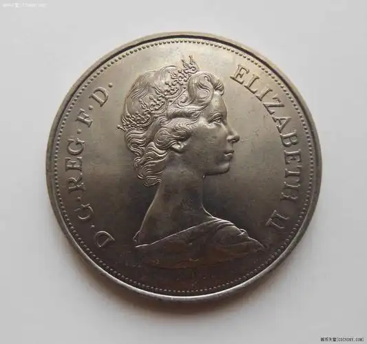 钱币天堂·交易区详情·英国1克朗1972年伊丽莎白女王银婚纪念硬币