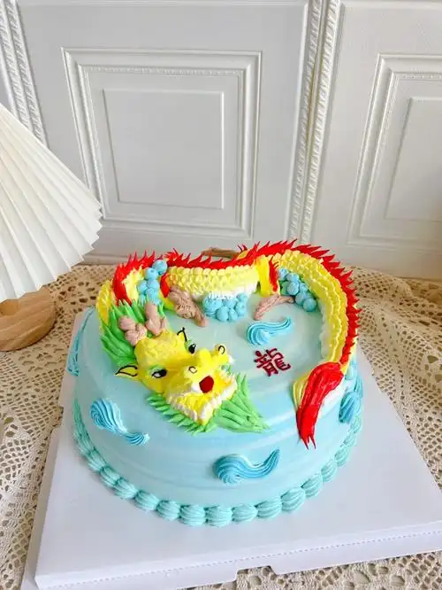 客人要求做一个大龙蛋糕安排