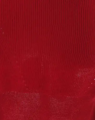 淑女深红糖果色一手长毛衫