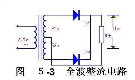 二极管半波全波桥式整流电路