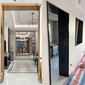 室内拱形门门e套 不锈钢玫瑰金包边直角门套 钛金天花吊顶装饰圆