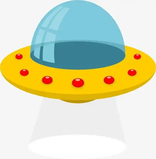 卡通飞碟,可爱飞碟,卡通ufo