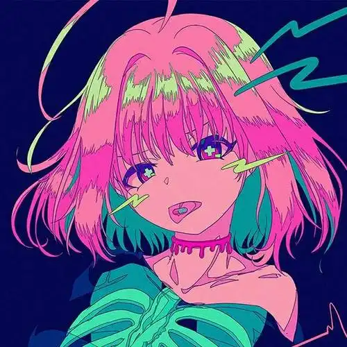 苏瓷:动漫女头(超酷 抽象 炫彩 颜_卡通动漫头像_我要个性网