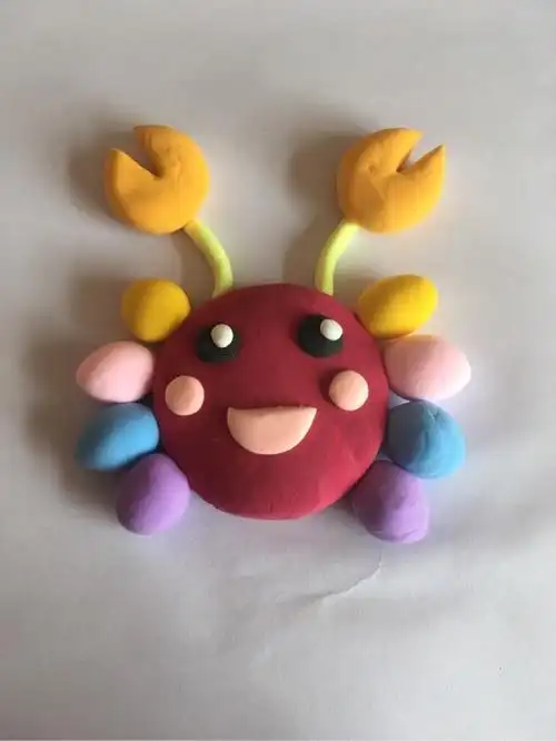 超轻粘土步骤图之螃蟹