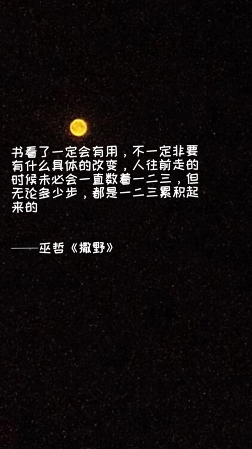 巫哲《撒野》中的经典语录,希望对你们有用*^o^*