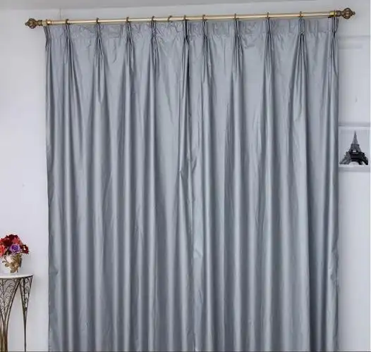 现货小匹 双面银遮光防晒隔热遮阳窗帘布 双面涂银遮光窗帘布