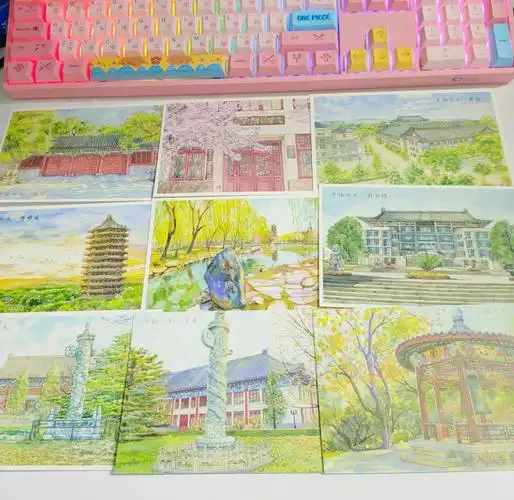 今日份的手绘北大明信片no.38