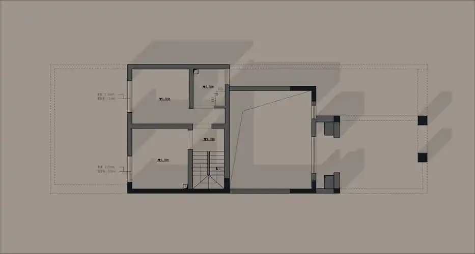 金城新天地160平米现代简约风格 联排别墅装修设计
