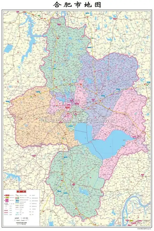合肥市地图高清版