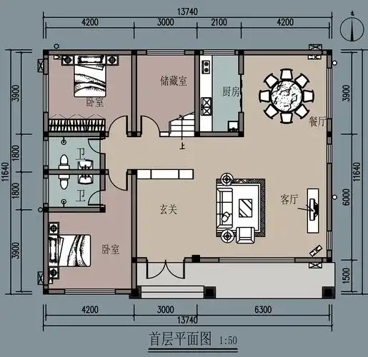 占地14x12三层带露台自建别墅设计全套施工图