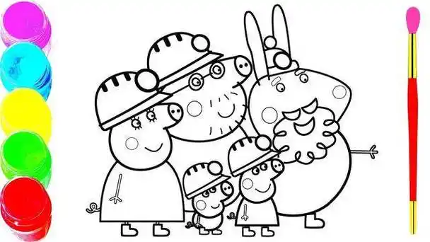 小猪佩奇简笔画小猪佩奇简笔画大全