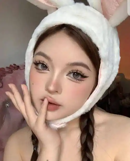 现实中的网红妆,真的美吗?_图片_来自_效果