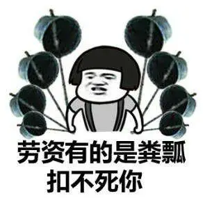 劳资有的是粪瓢,扣不死你?