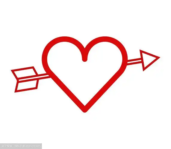 带箭头的心形图标