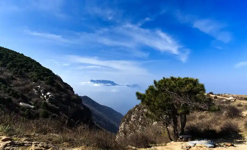 蓝天下的嵩阴_风景_poco摄影