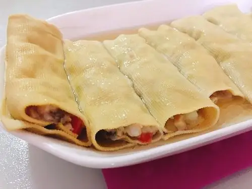 幻夜晨夕做的豆腐皮包肉