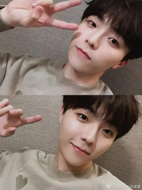 陈立农说希望这笑容能给你一点温暖##陈立农希望这笑容能给你一点