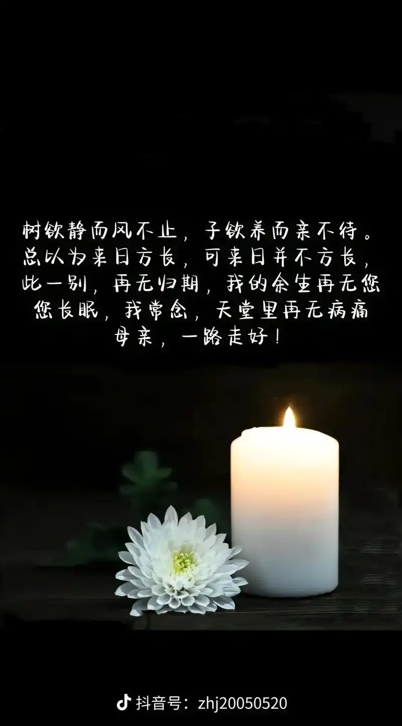 节哀顺变,入土为安,天堂不会再有