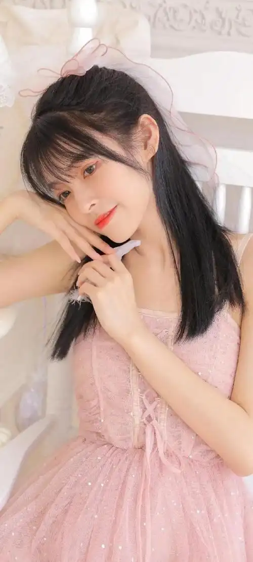 粉色系少女写真