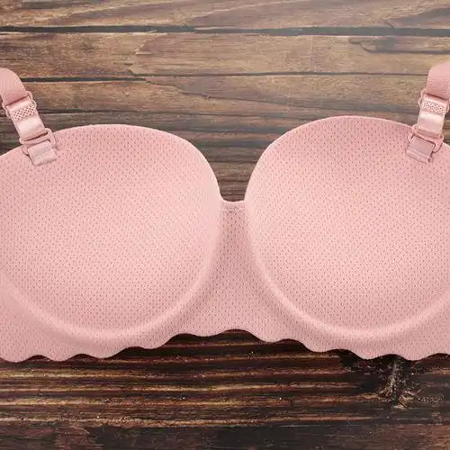 加厚文胸超厚9馒头杯平胸小胸显大特厚一片式无痕性感文胸少女女士