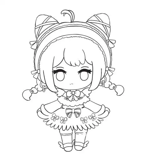 奥杰塔简笔画 画画分解图 线稿,上色,铅笔图迷你世界 人物皮肤装扮